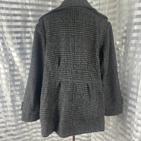 Giacaca Plaid Double Breasted Coat - Picture 4 of 7